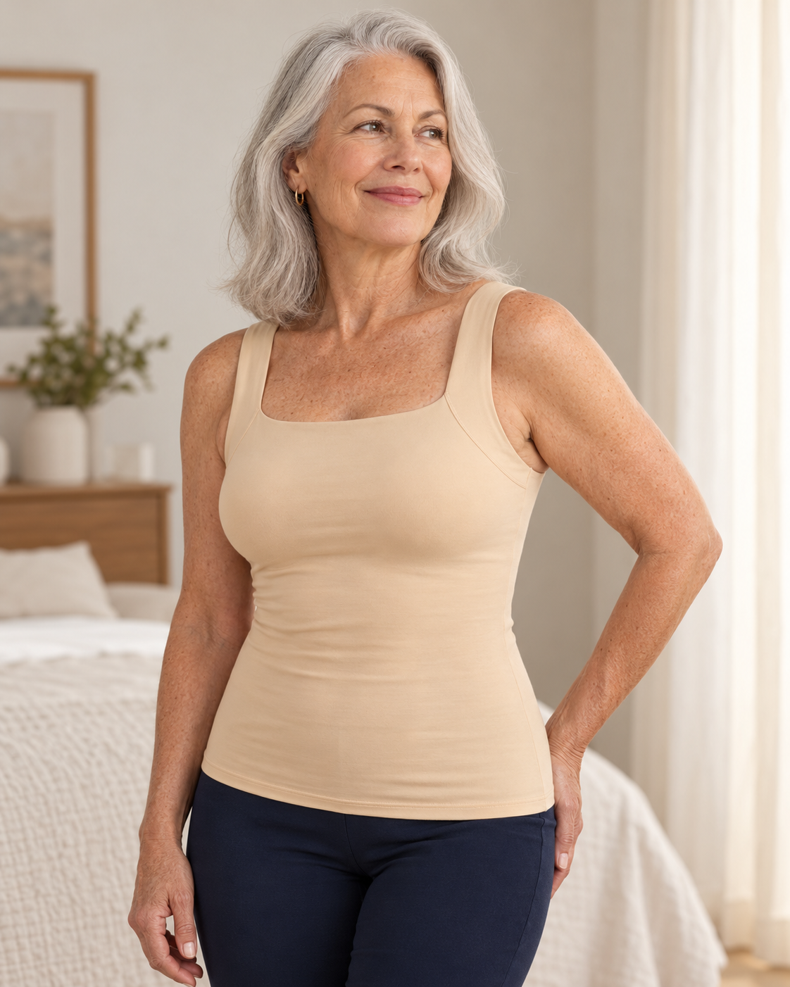 Snug Built-In Bra Comfort Tank